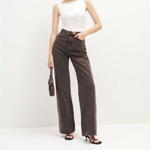 Reformation Cary High Rise Slouchy Wide Leg Jeans